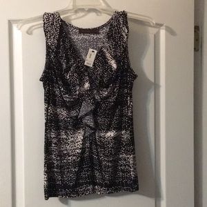 Sleeveless, ruffle blouse from The Limited